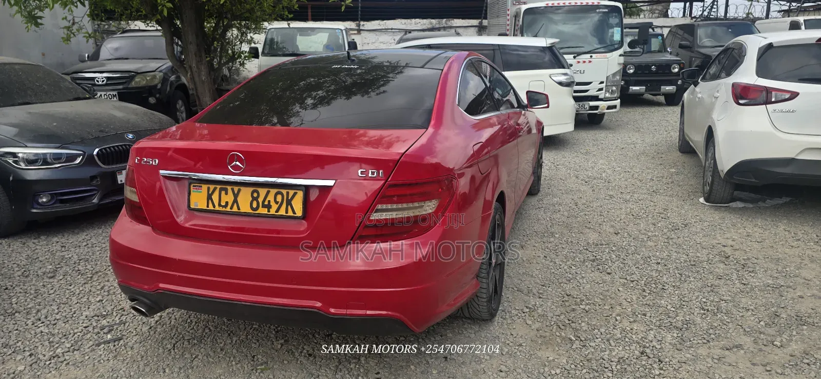 Mercedes-Benz C250 2015 Red