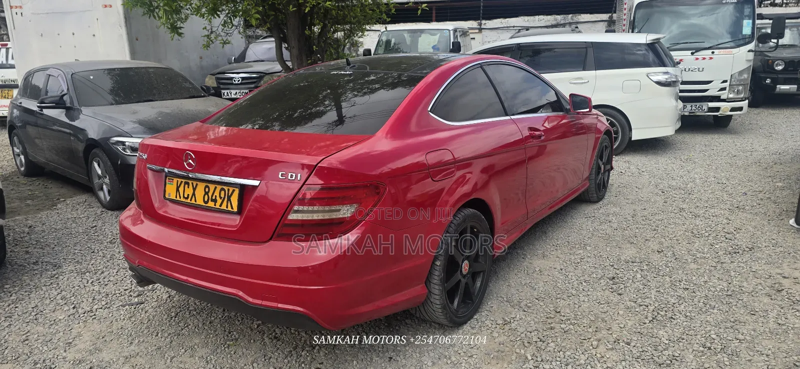 Mercedes-Benz C250 2015 Red