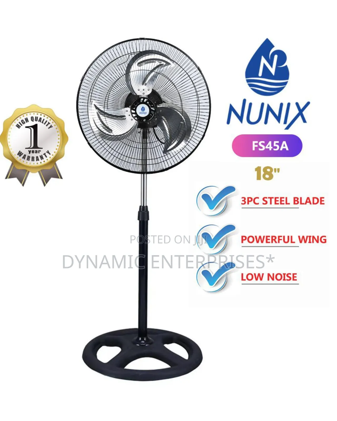 18 Inches Free Standing Fan
