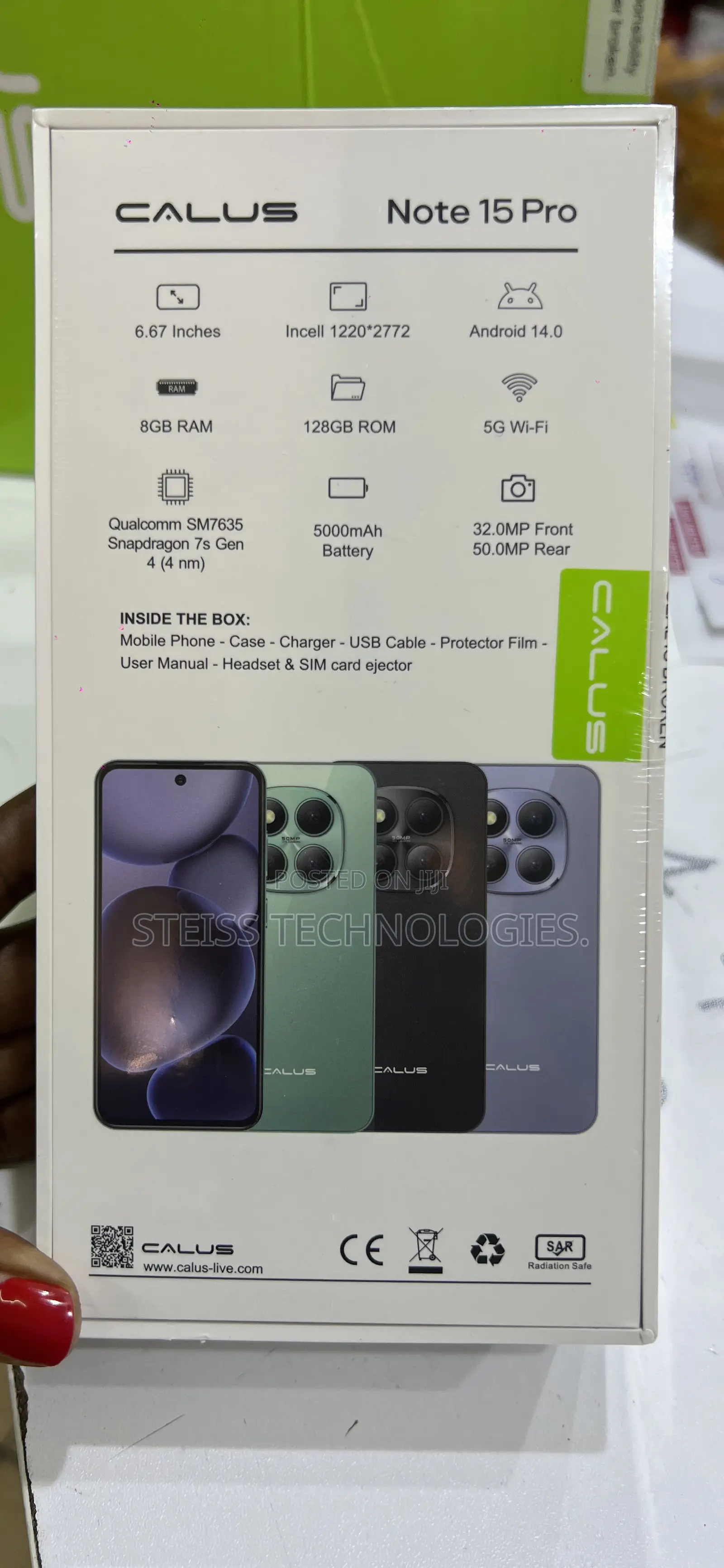 New Calus Spark 10 Pro 16 GB Black
