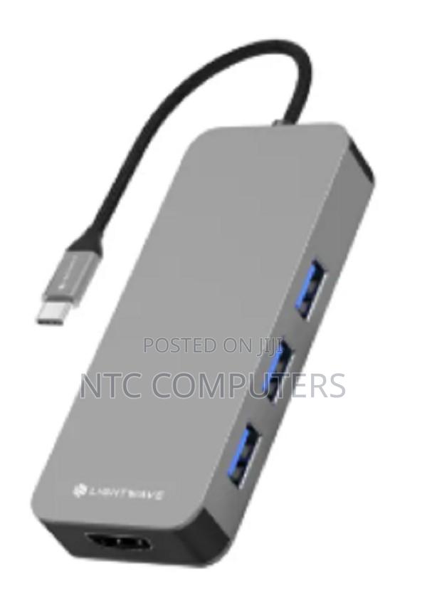 Light Wave Lw-sil-dock-8i1 Usb-c 8 In 1 Docking Station - main view