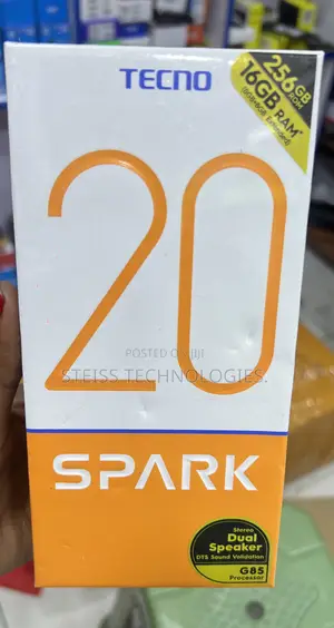 New Tecno Spark 20 256 GB Blue