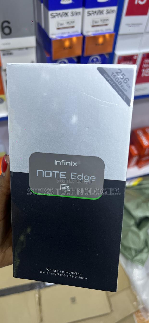 New Infinix Note Edge 256 GB Black - main view