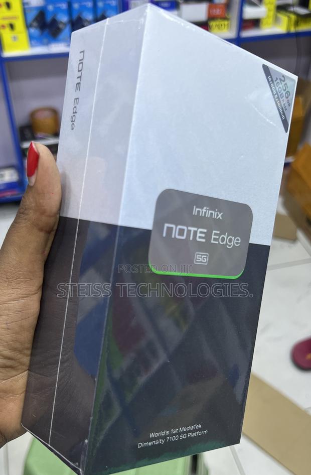 New Infinix Note Edge 256 GB Black - thumbnail 4