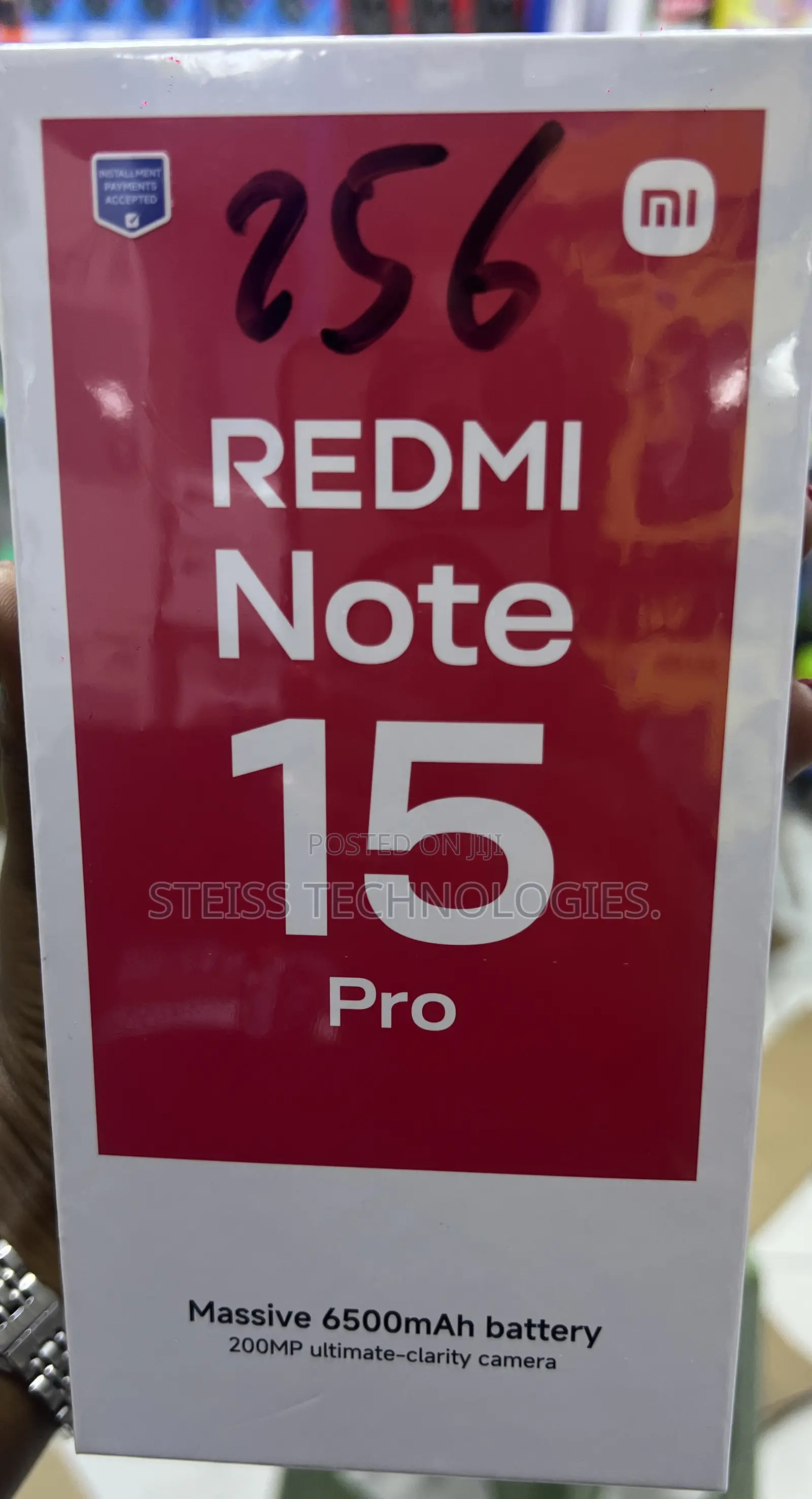 New Xiaomi Redmi Note 15 Pro 256 GB Black