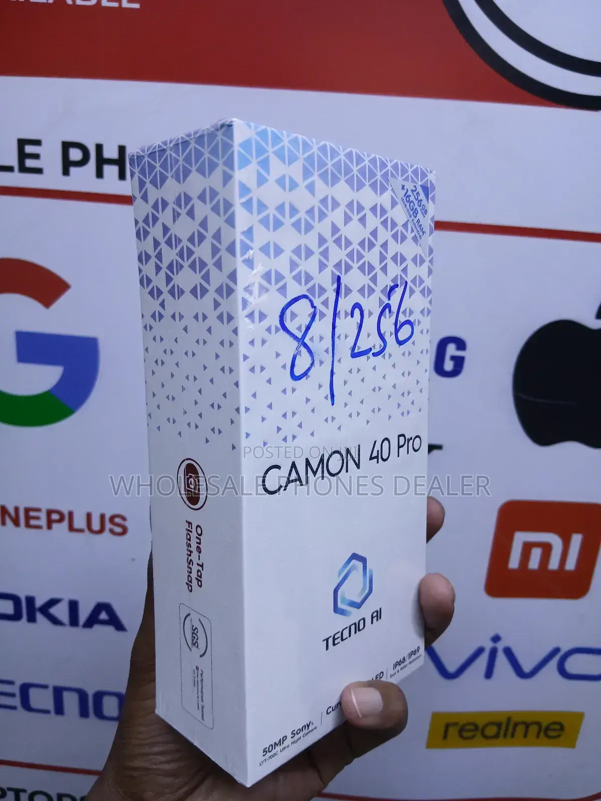 New Tecno Camon 40 Pro 4G 256 GB Black