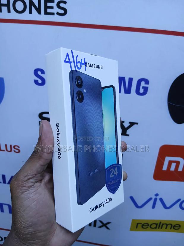 New Samsung Galaxy A06 64 GB Black - thumbnail 2