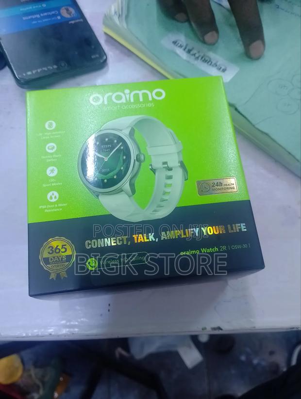 Oraimo Watch 2r Lite ,Green* Smart Watch +Calls