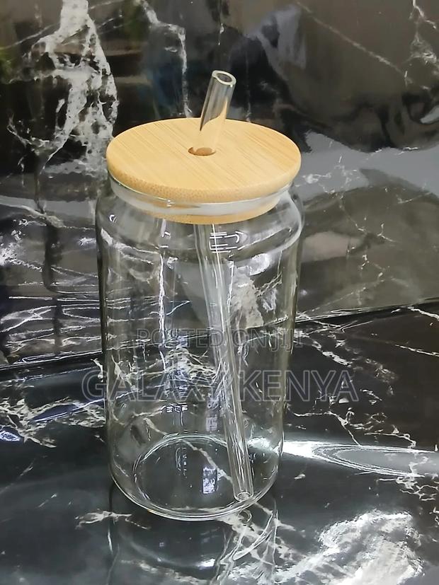 Portable Smoothie Jar With Straw