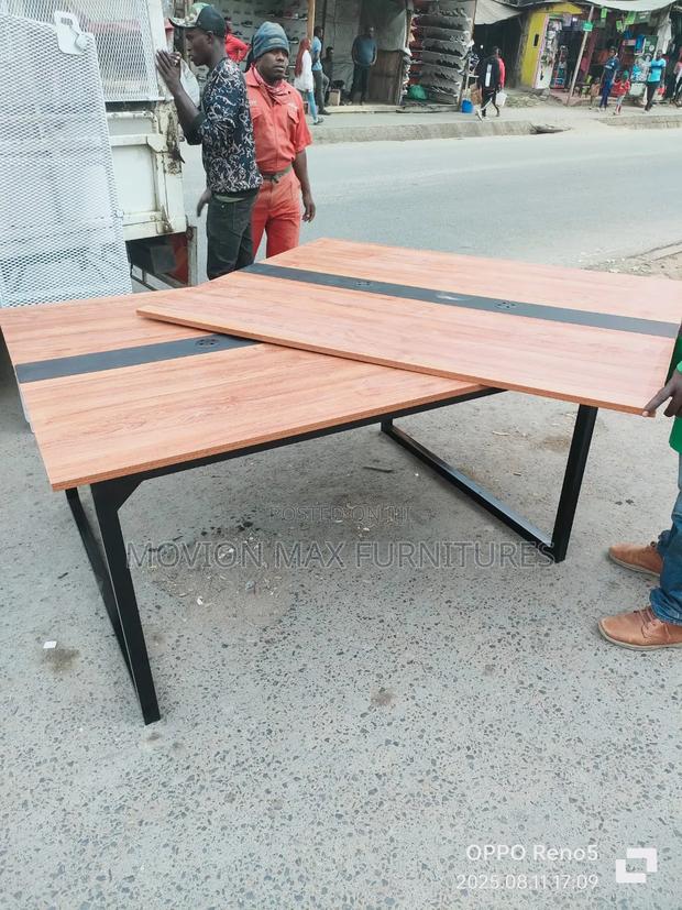 Metallic Office Boardroom Table - main view