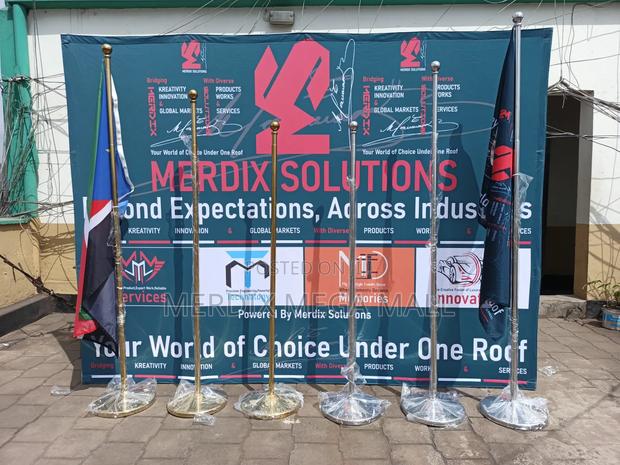 Ms002,Executive Flags, Gold Flag Stand,Silver Flag Stand, Flags