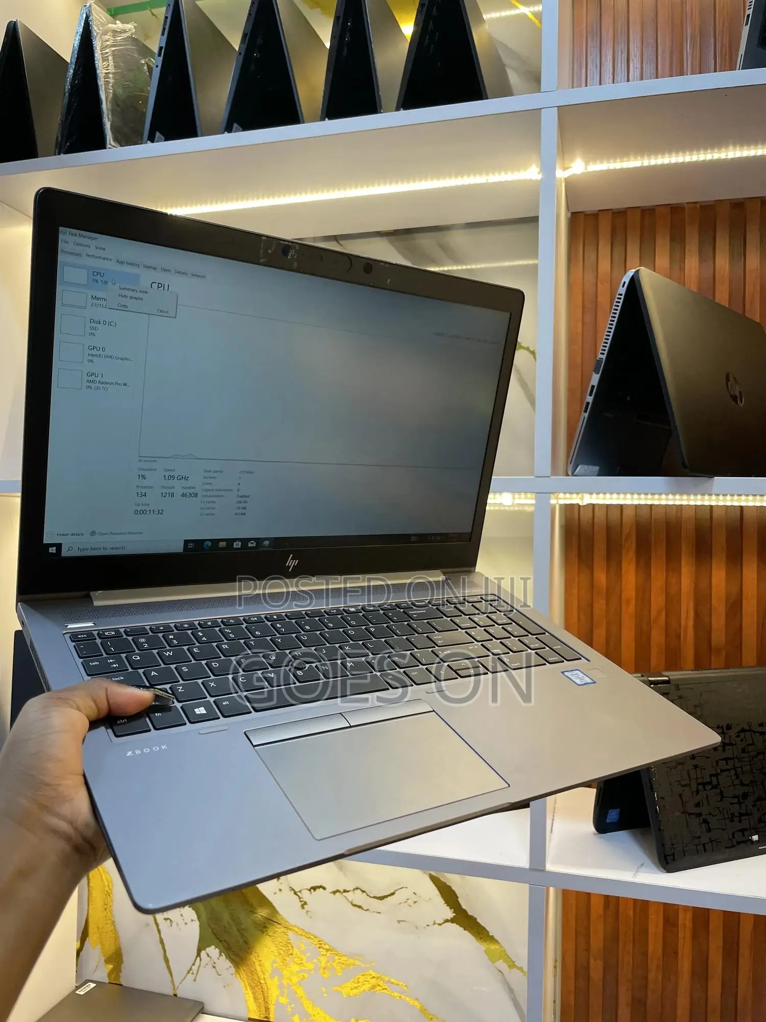 Laptop HP ZBook 15u G5 16GB Intel Core I7 SSD 512GB
