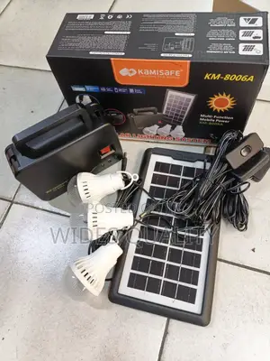 Portable Solar Light Component.Kamisafe Solar Lighting System.