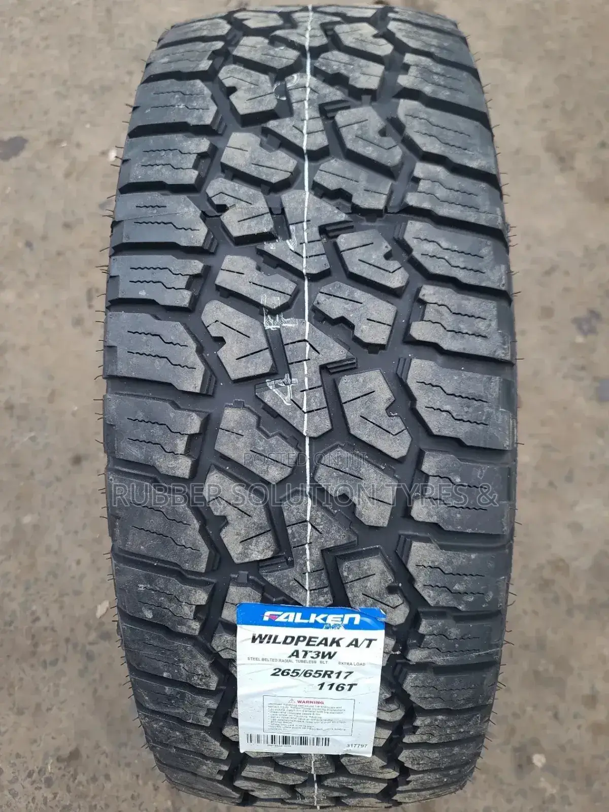 265/65r17 Falken Tires A/T3w [Wildpeak ] Made In Thailand