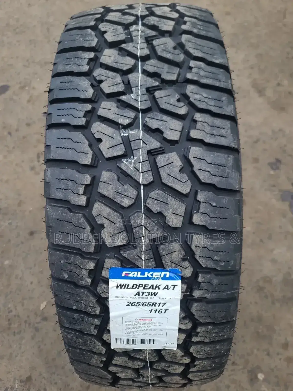 265/65r17 Falken Tires A/T3w [Wildpeak ] Made In Thailand