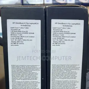 New Laptop HP OmniBook X Flip 14" 16GB Intel Core Ultra 7 SSD 1T