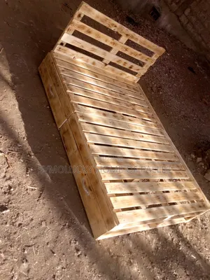 5*6 Blazed Pallet Bed. Hardwood Framed