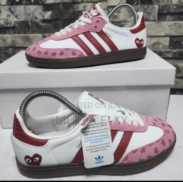 Blue,White Pink Samba Valentine Sneakers - thumbnail 2