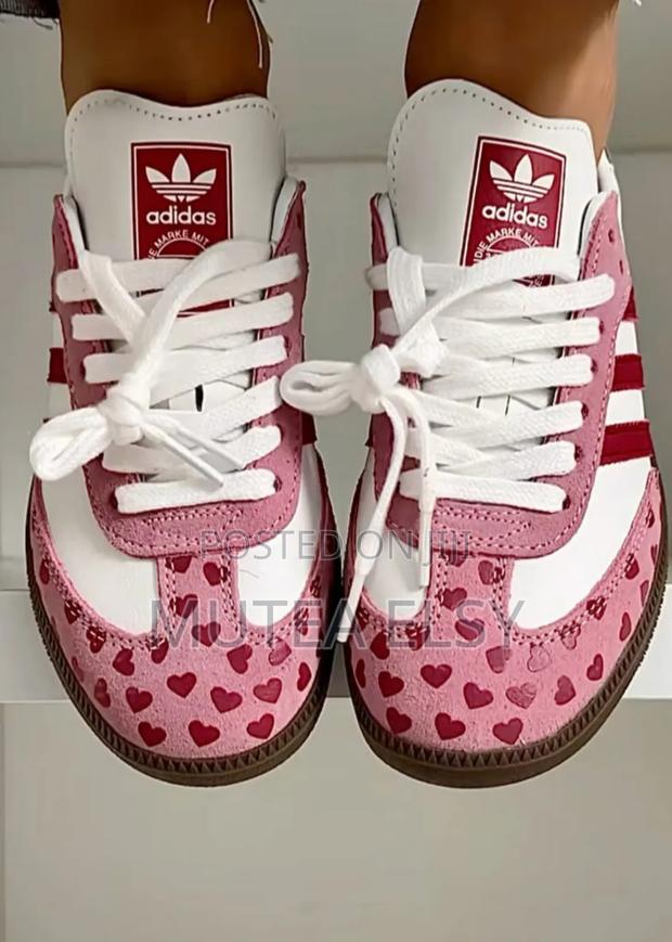 Blue,White Pink Samba Valentine Sneakers - thumbnail 3