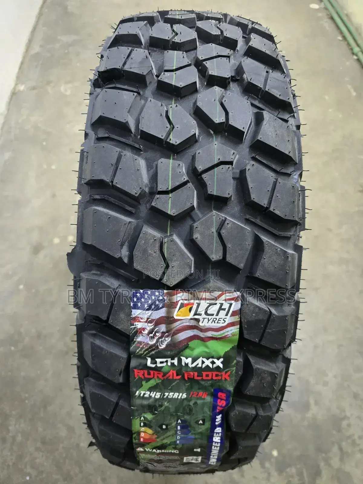 Lt 245 /75 R16 LCH Tyres (Mud Terrein)