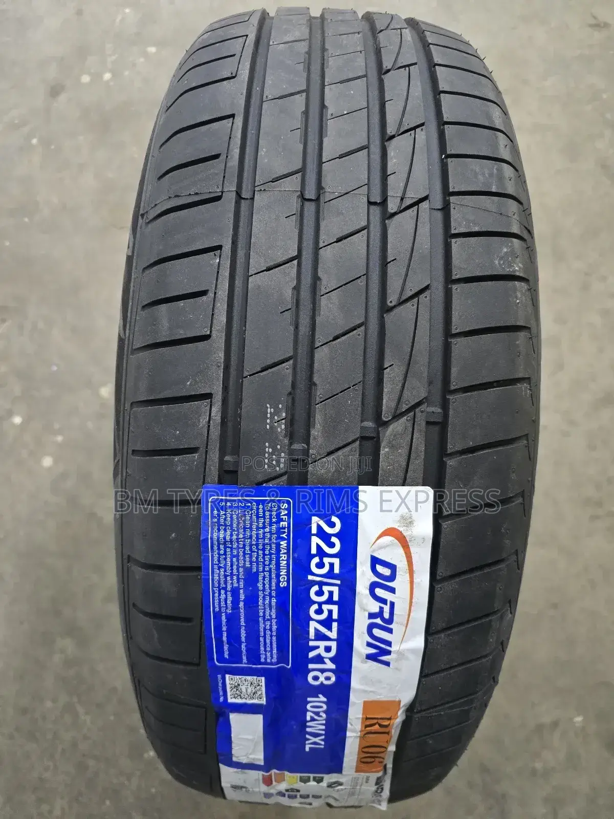 225 /55 R18 Durun Tyres (Highway)
