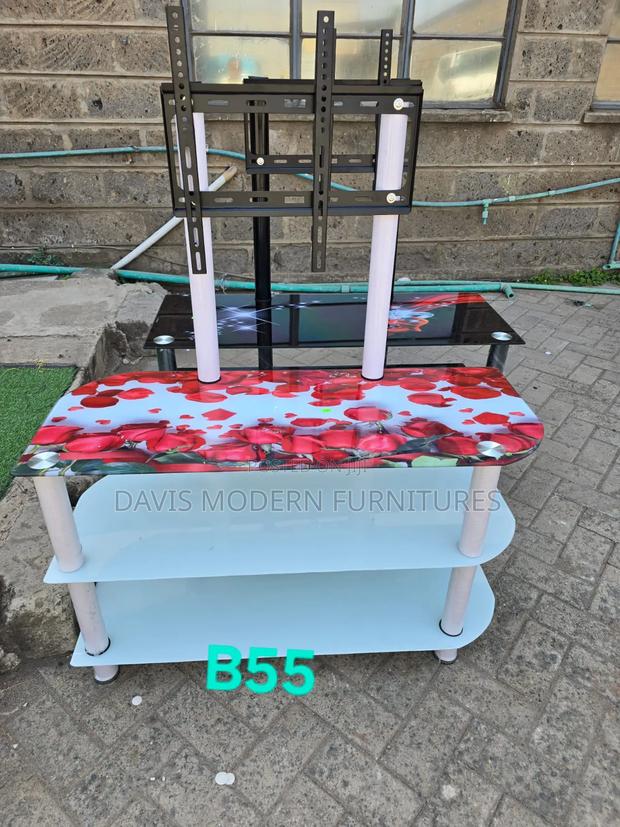 Glass Tv Stand With Mount - main view