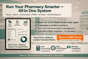 Pharmacy Management System – Etims M-Pesa Integrated