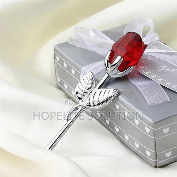 Valentine Gift Crystal Rose Flower