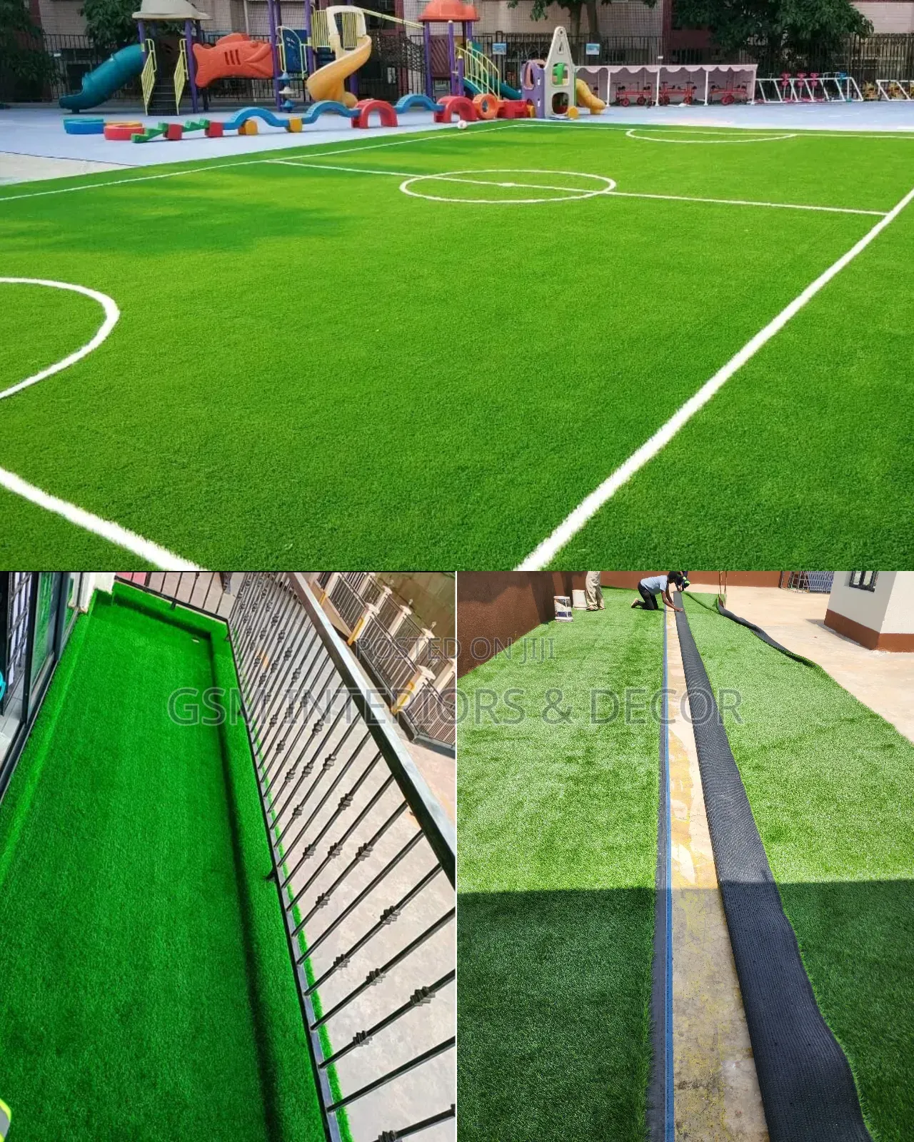 Artificial Green Grass Carpets for Open Gardens