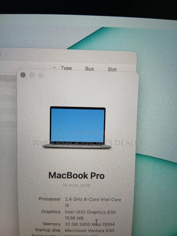Laptop Apple MacBook Pro 2019 32GB Intel Core i9 SSD 512GB - thumbnail 2