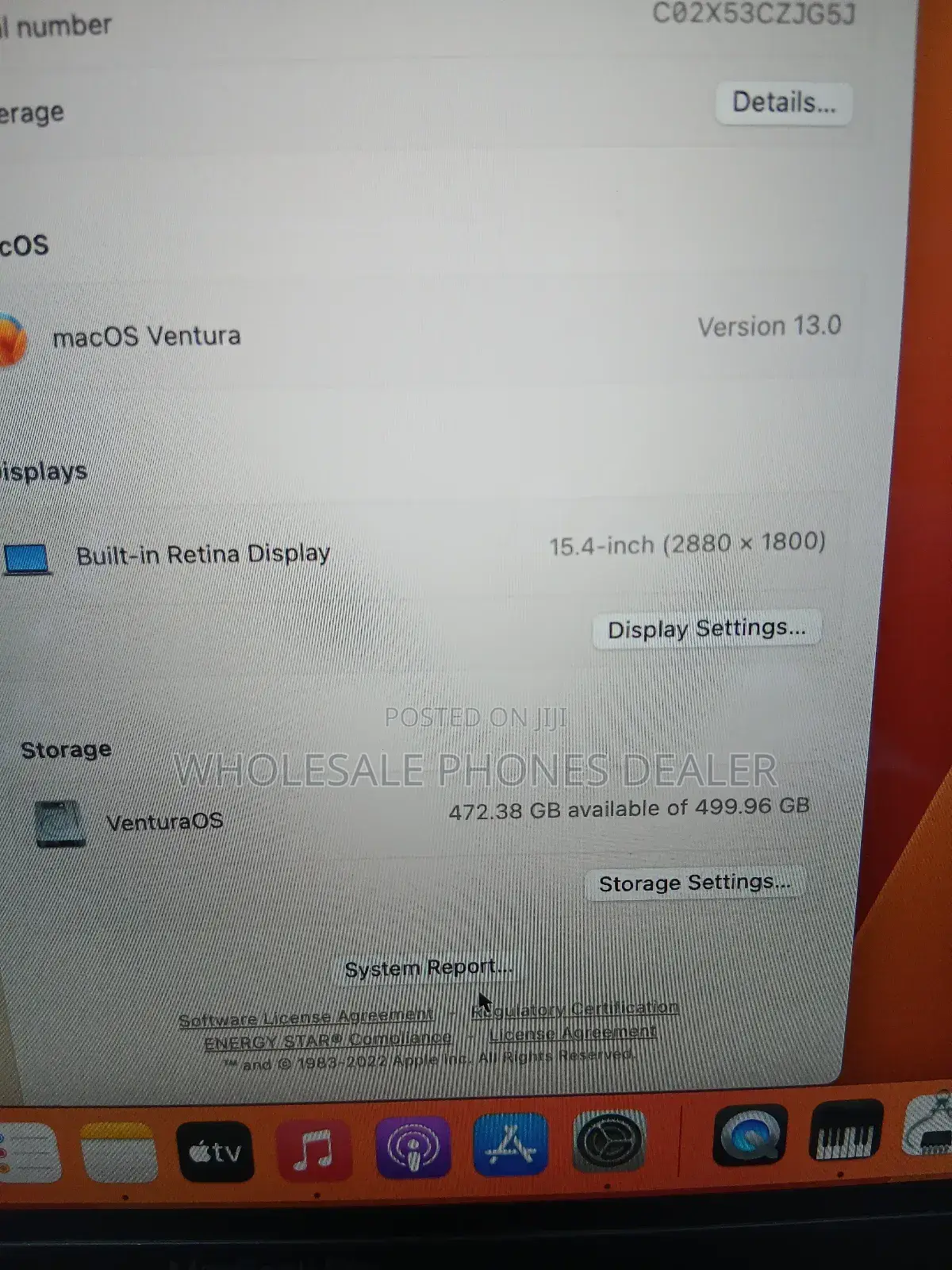 Laptop Apple MacBook Pro 2018 32GB Intel Core i9 SSD 1T