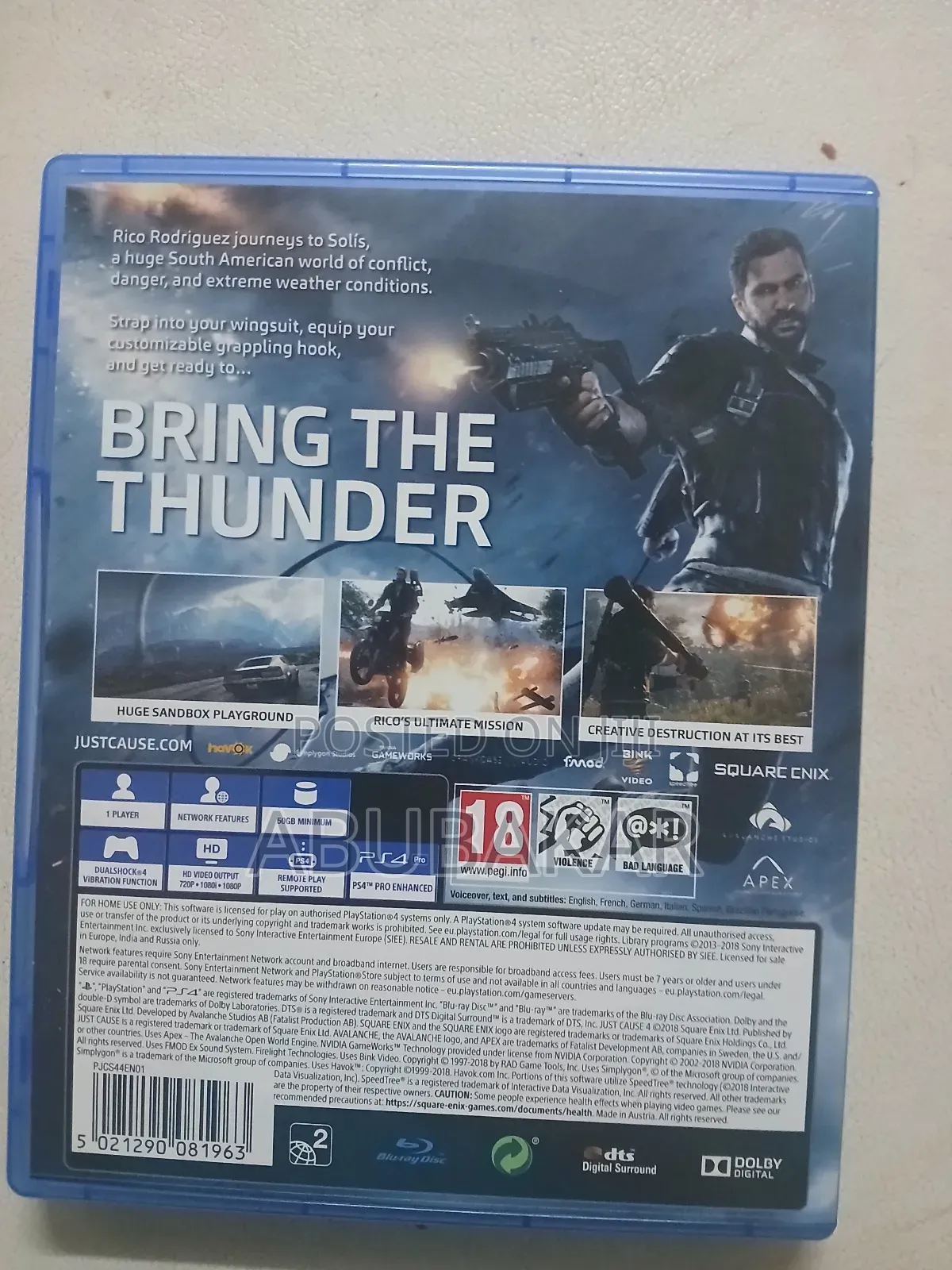 Just Cause 4 Ps4 Game