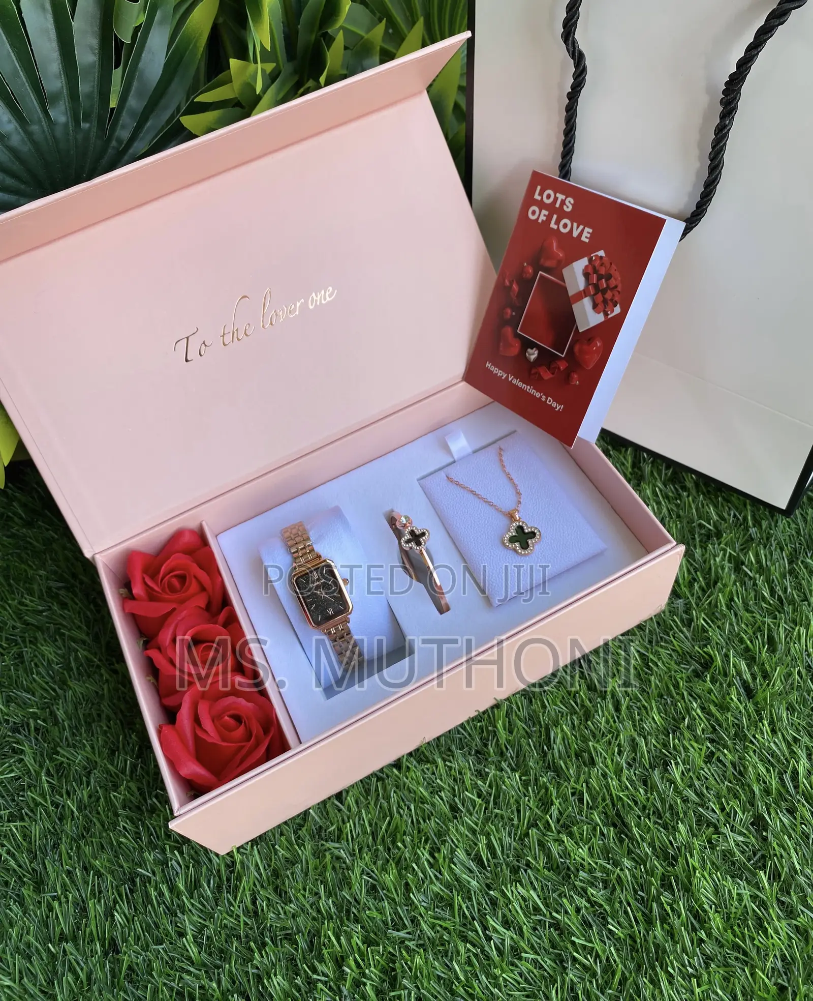 Bracelet/ Floral Ladies Gift Set (Birthday/ Mothers Day Etc