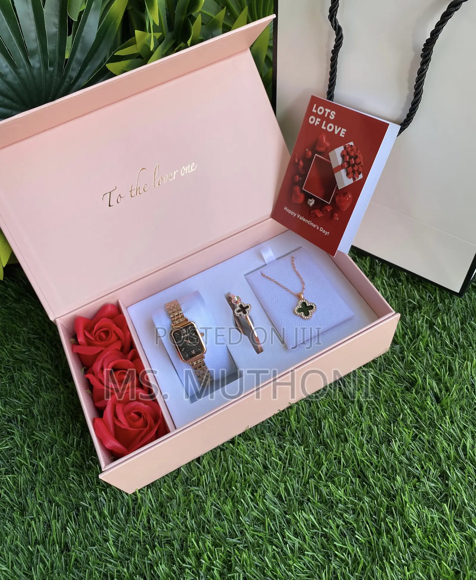 Bracelet/ Floral Ladies Gift Set (Birthday/ Mothers Day Etc
