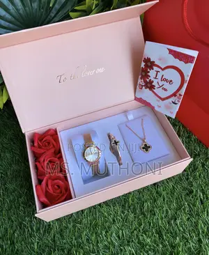 Bracelet/ Floral Ladies Gift Set (Birthday/ Mothers Day Etc