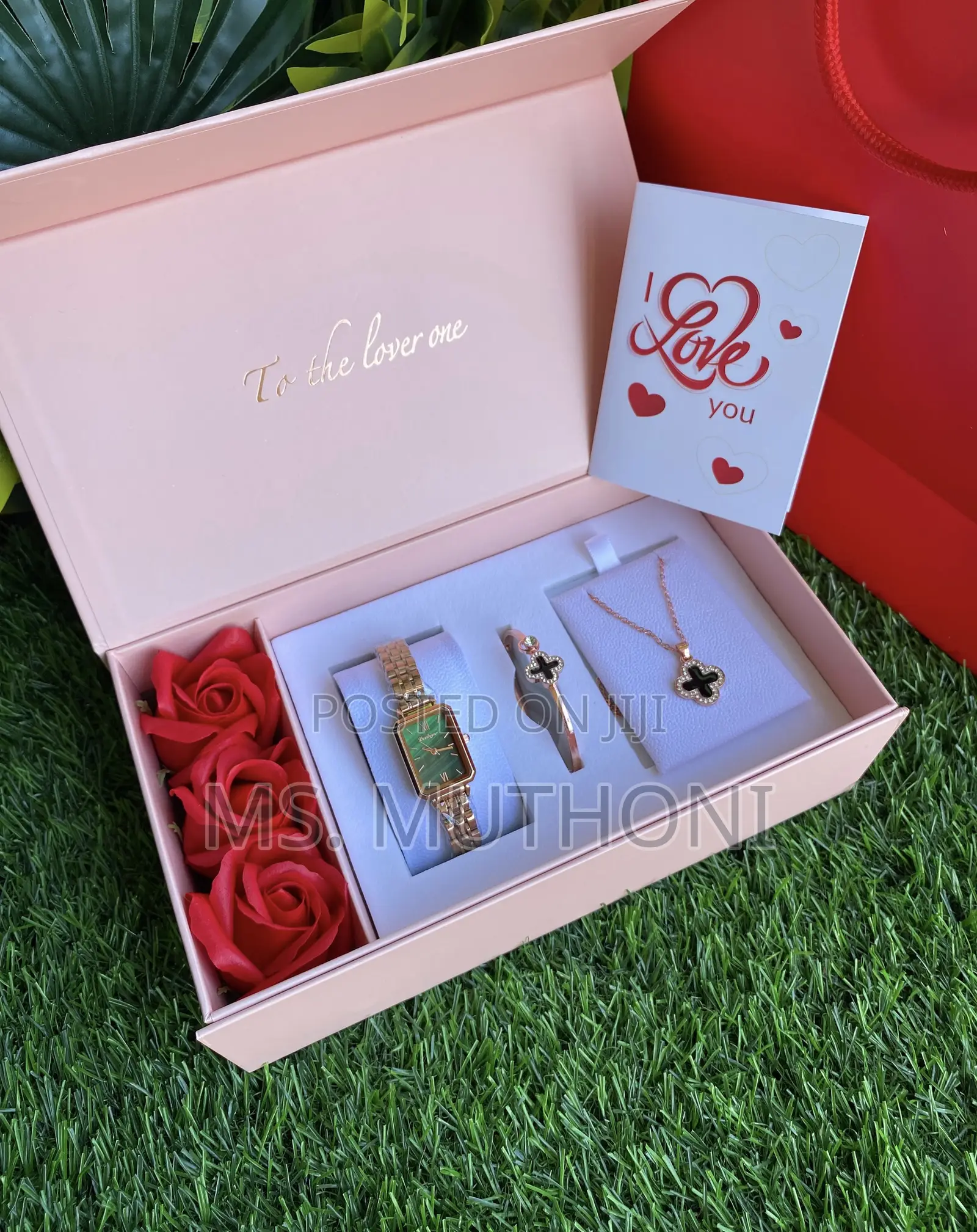 Bracelet/ Floral Ladies Gift Set (Birthday/ Mothers Day Etc