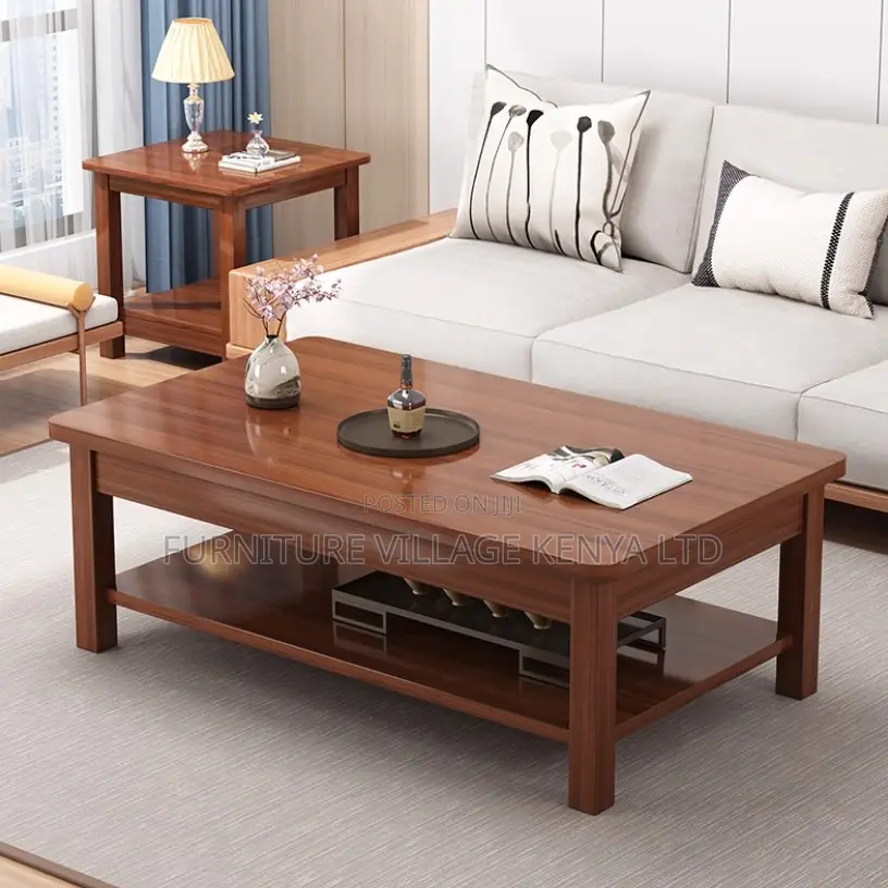 Coffee Table; Executive Mahogany Office Coffee Table