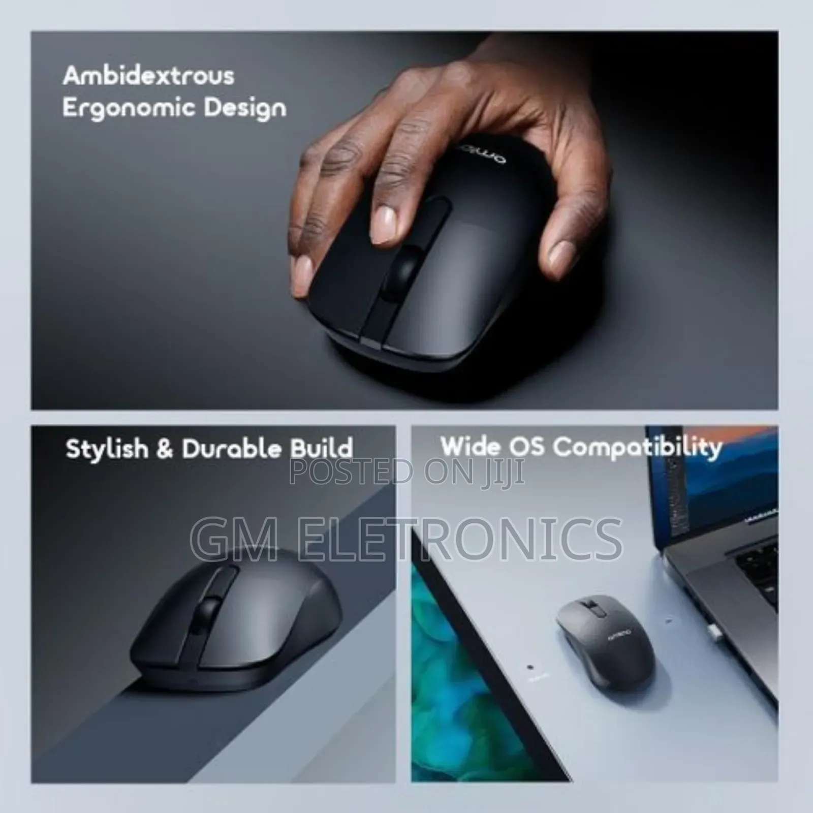 Oraimo Clickflow Wireless Mouse-Black.