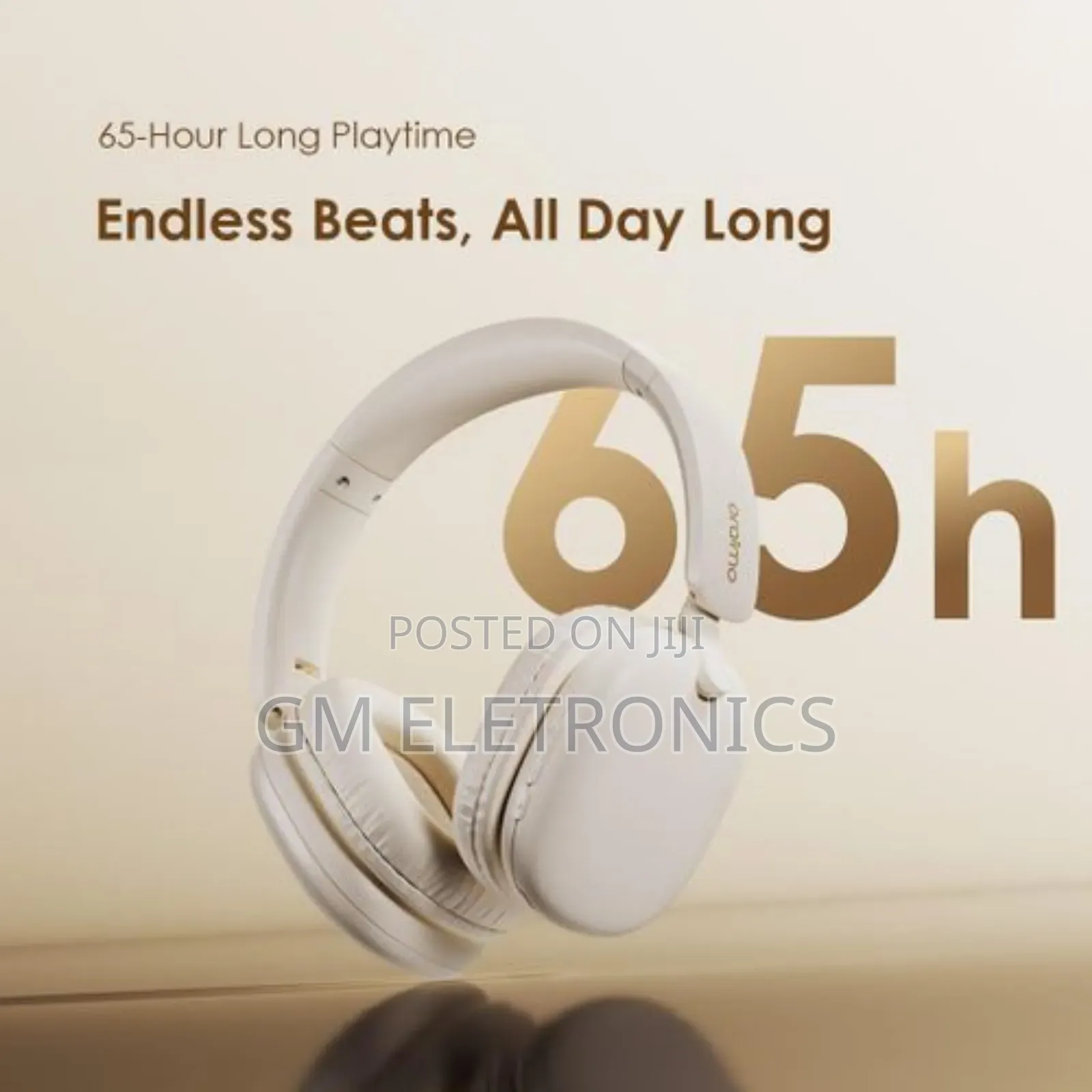 Original Boompop Lite Wireless Headphone Over-ear Spatial Audio-gold