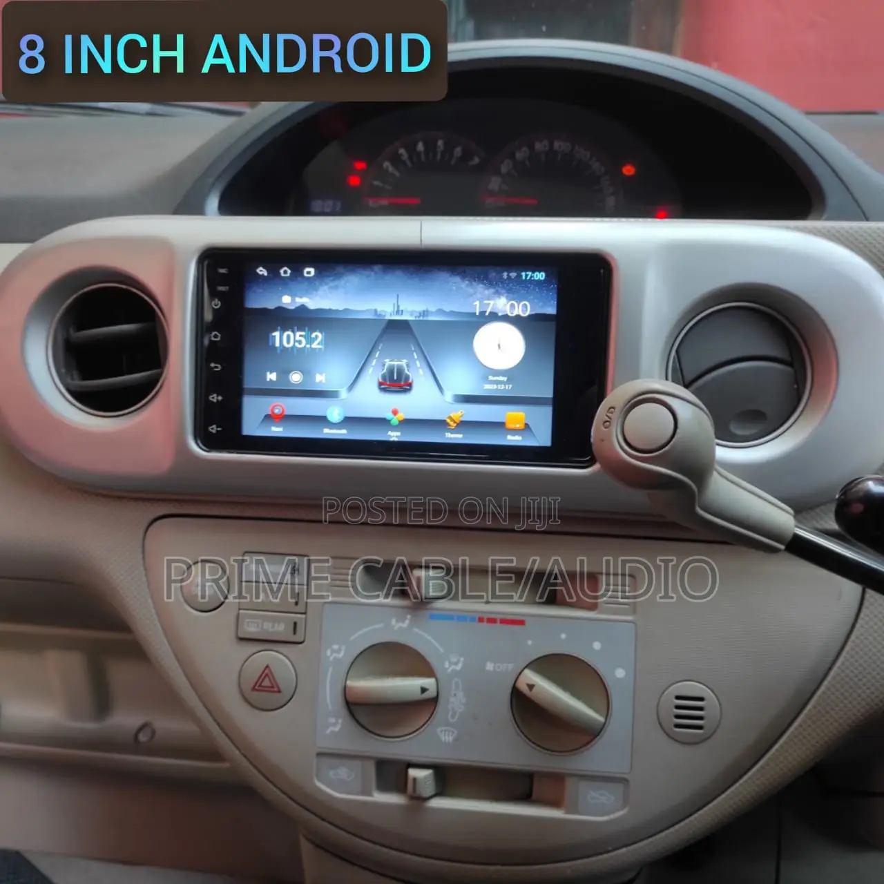 Toyota Porte 2004-2012 Fitted With 8 Inch Android Screen
