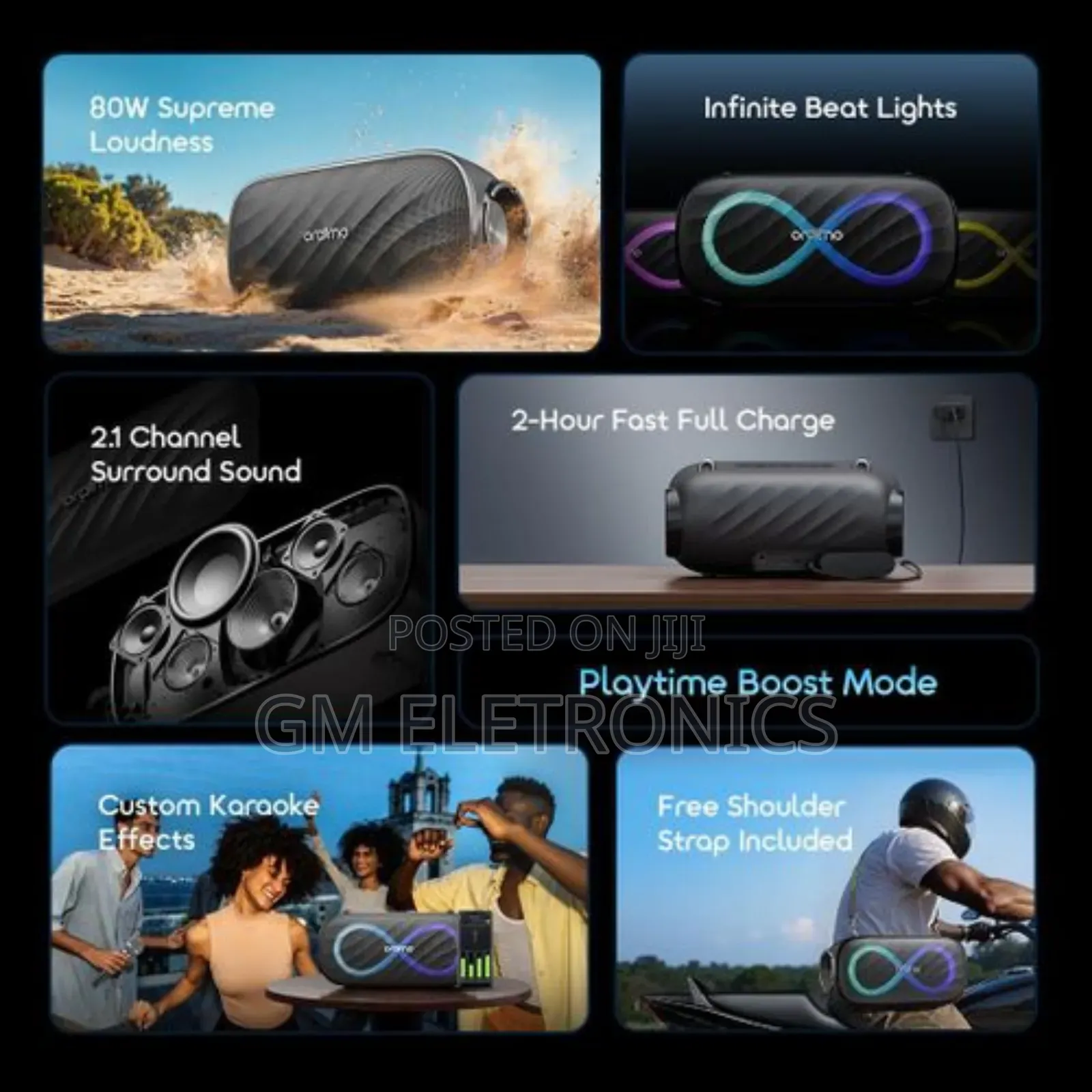 Original Spacebox Pro Wireless Speaker Portable 80w Output.