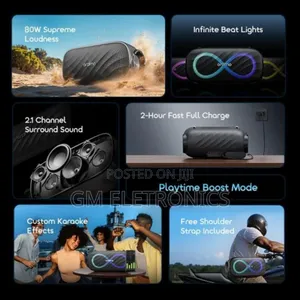 Original Spacebox Pro Wireless Speaker Portable 80w Output.