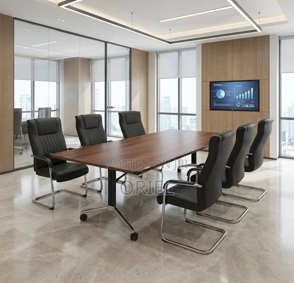 Boarroom Tables; Heavy-Duty 2400mm Fold-Away Boardroom Conference Desk
