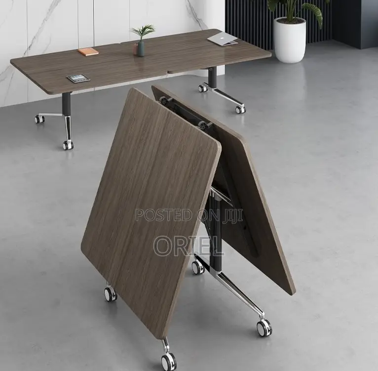 Boarroom Tables; Heavy-Duty 2400mm Fold-Away Boardroom Conference Desk