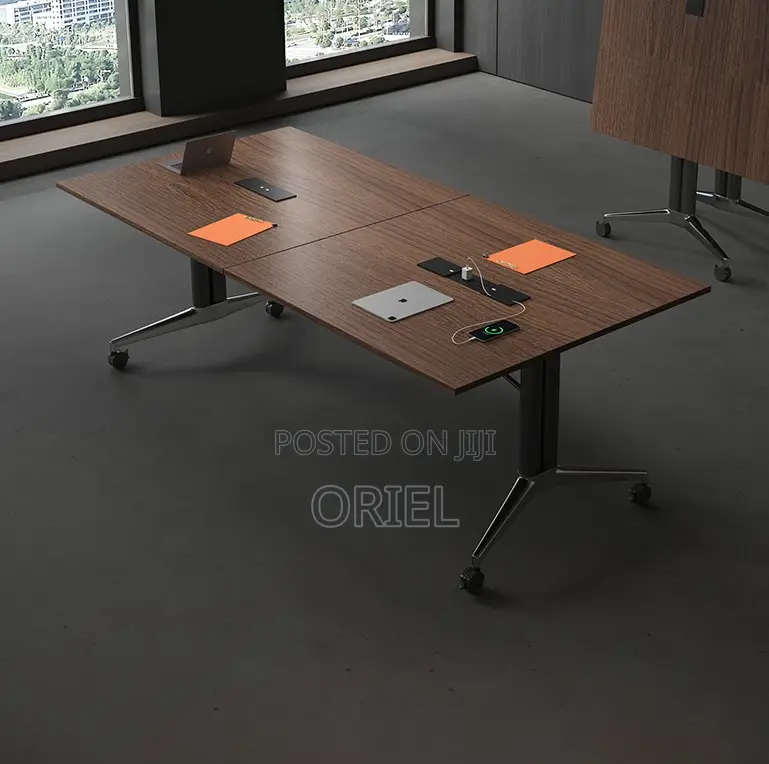 Boarroom Tables; Heavy-Duty 2400mm Fold-Away Boardroom Conference Desk
