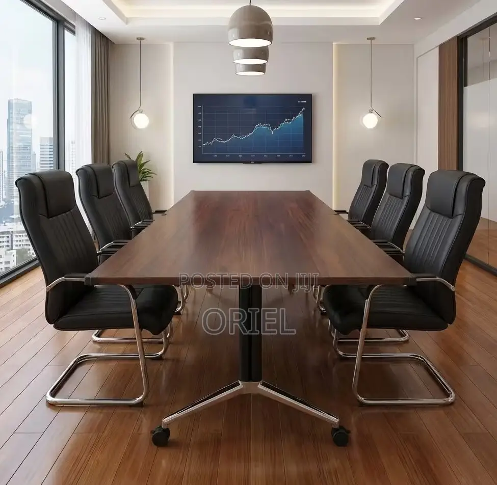 Boarroom Tables; Heavy-Duty 2400mm Fold-Away Boardroom Conference Desk