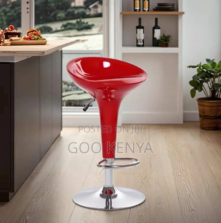 Home Bar Stool; Plastic Adjustable Bar Stool