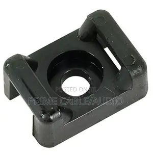 Strong Black Cable Tie Mount