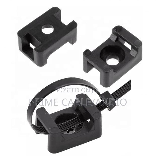 Strong Black Cable Tie Mount - thumbnail 2