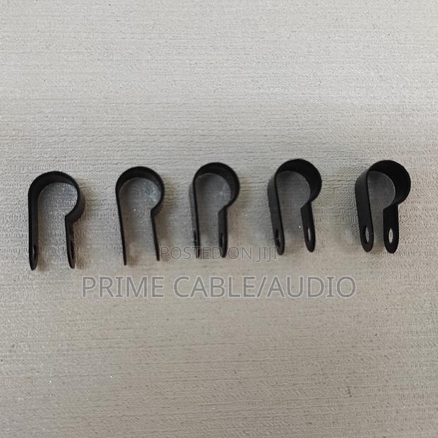 R Type Fixed Cable Clamp Clips Wire Buckle 10mm - thumbnail 2